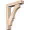 Ekena Millwork Balboa Block Smooth Bracket w/ Offset Brace, Douglas Fir, 5 1/2"W x 24"D x 32"H BKT0604X24X32BOA05SDF - alternate 1